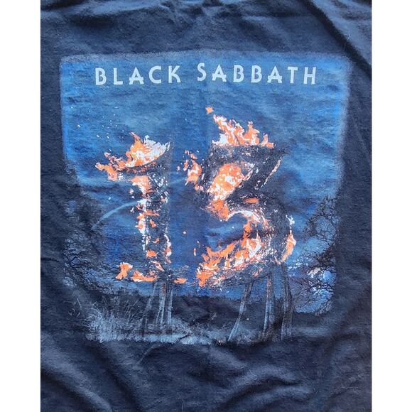 BLACK SABBATH 13 World Tour T- Shirt 2016 Ozzy Osbourne Size XL - Picture 5 of 6